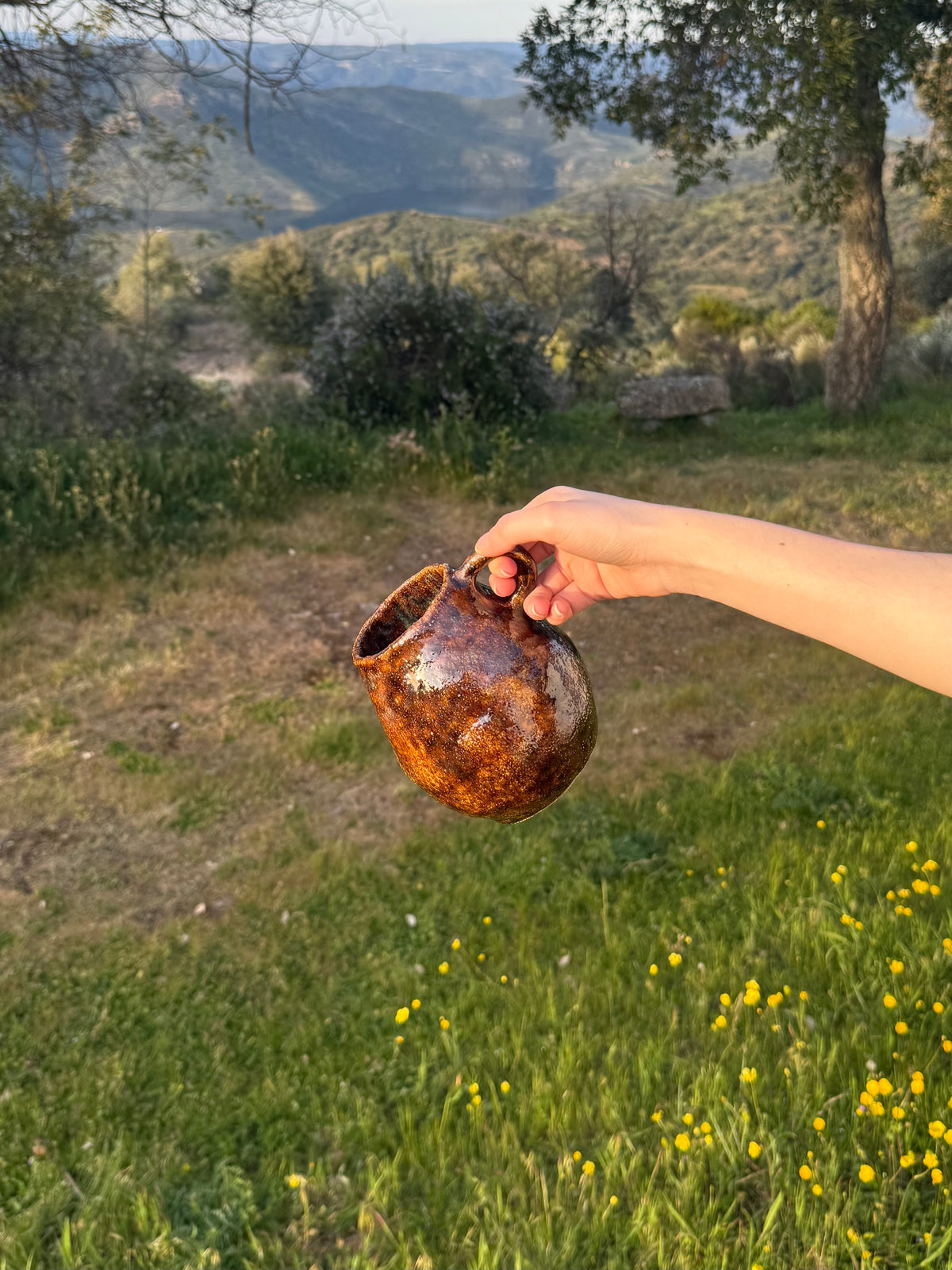 earth vase