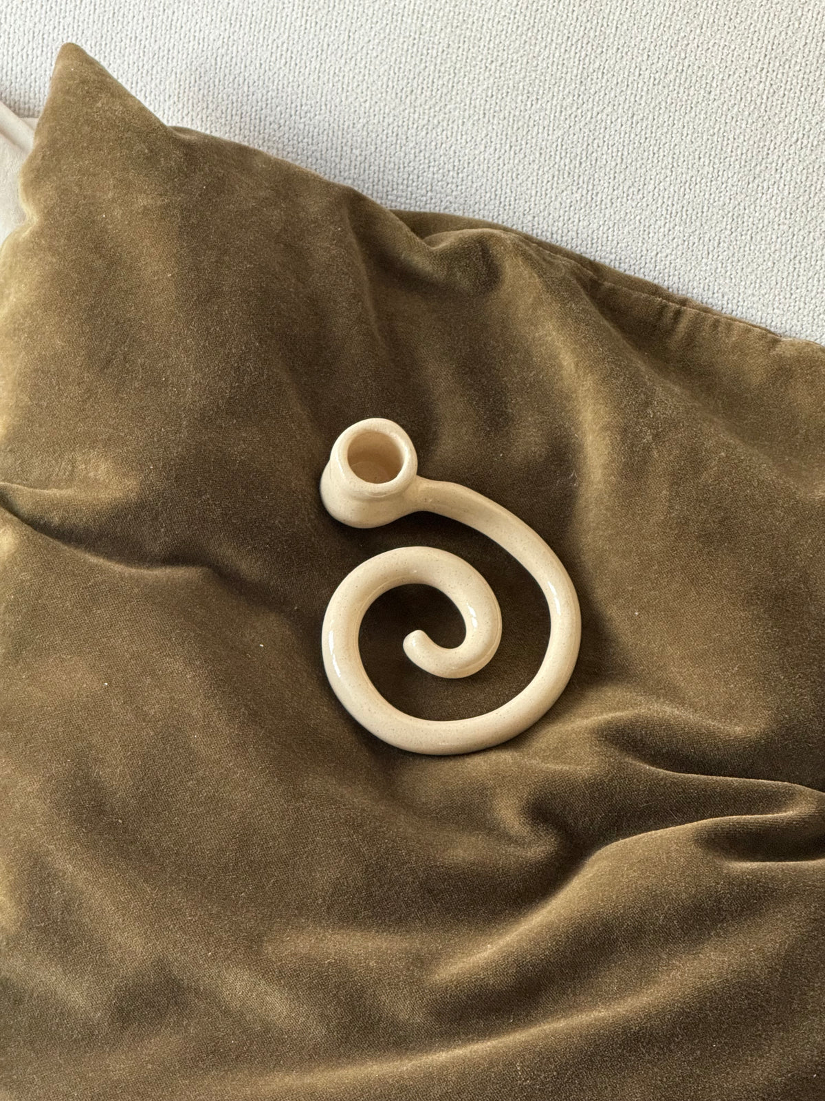 porta-velas espiral
