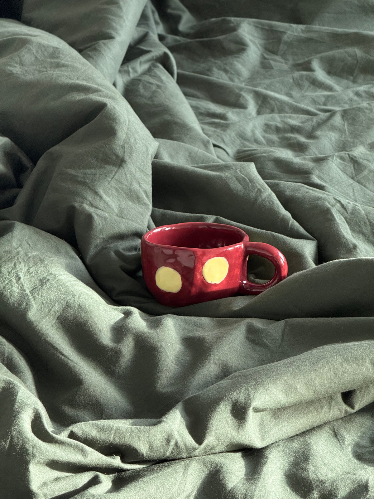 cherry dot mug