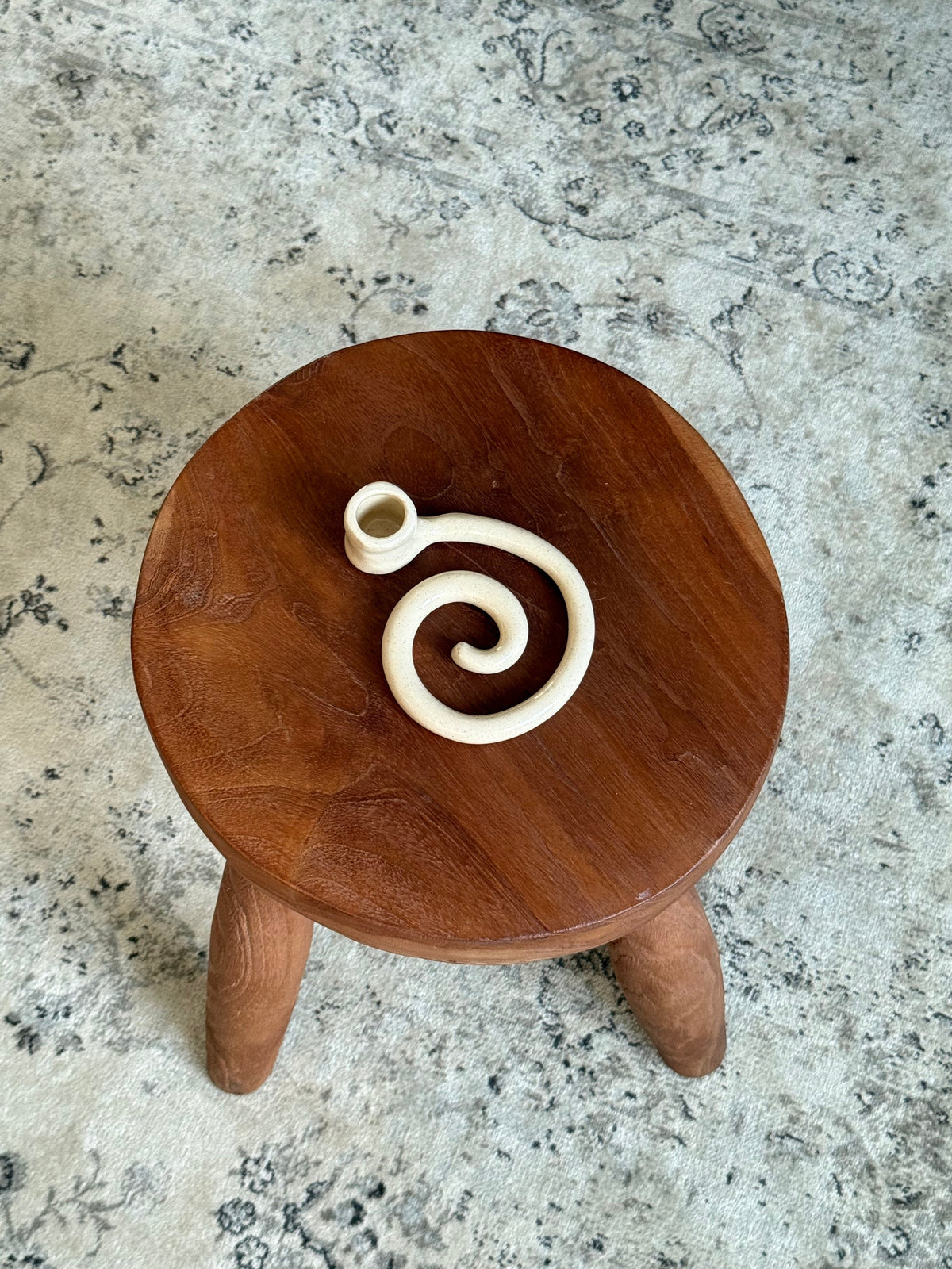 porta-velas espiral